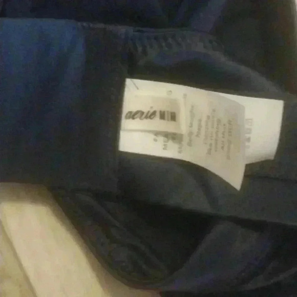 Aerie Bandeau Bra Women's Large Navy Blue Stretch WireChicoless Adjustable Strap - Picture 3 of 5